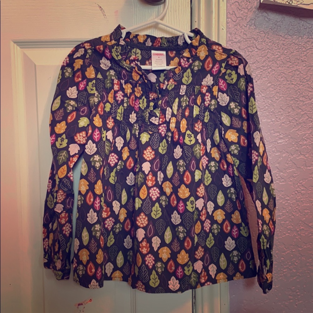Gymboree size 6 beautiful fall long sleeve
